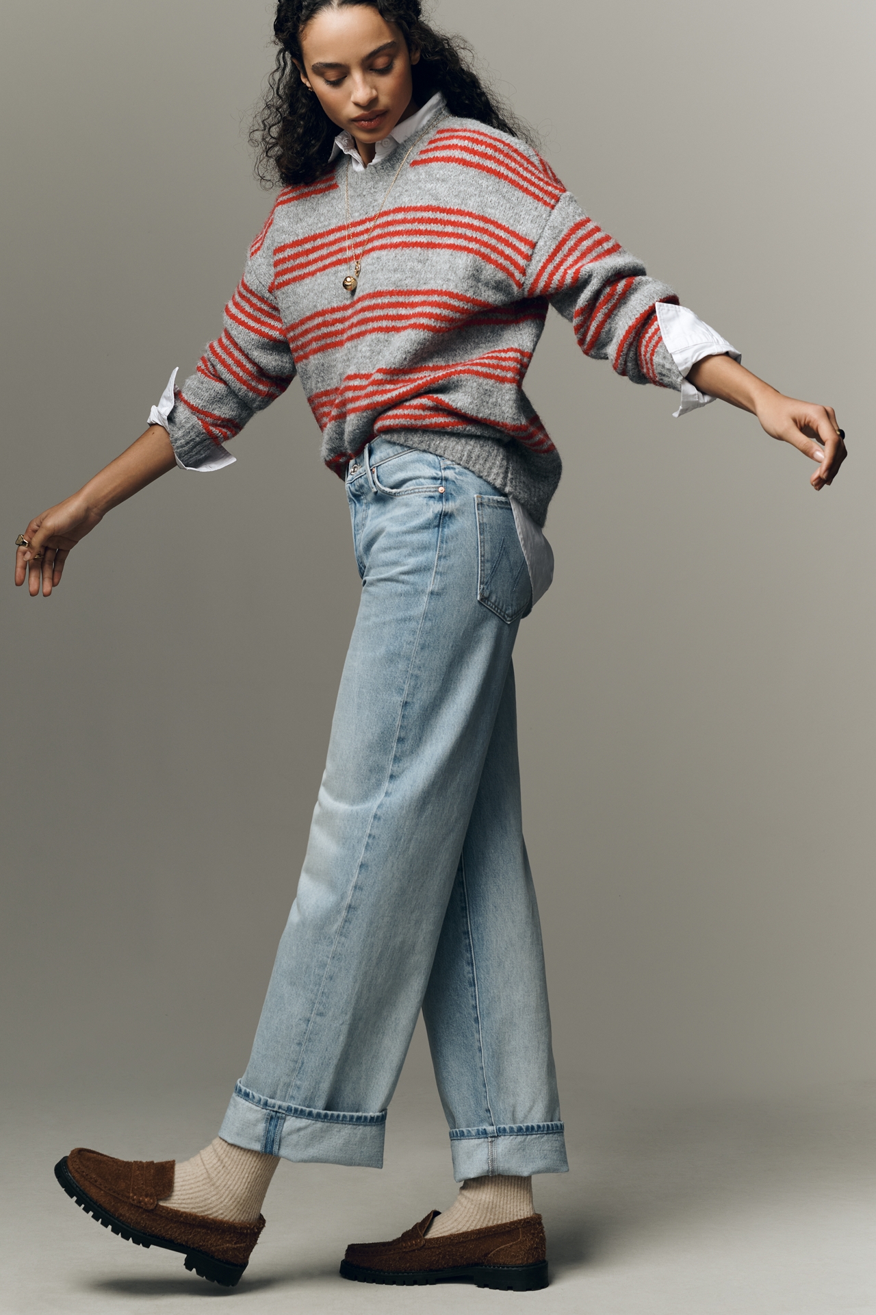 MOTHER Dodger High-Rise Wide-Leg Jeans