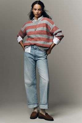 MOTHER Dodger High-Rise Relaxed Straight-Leg Jeans