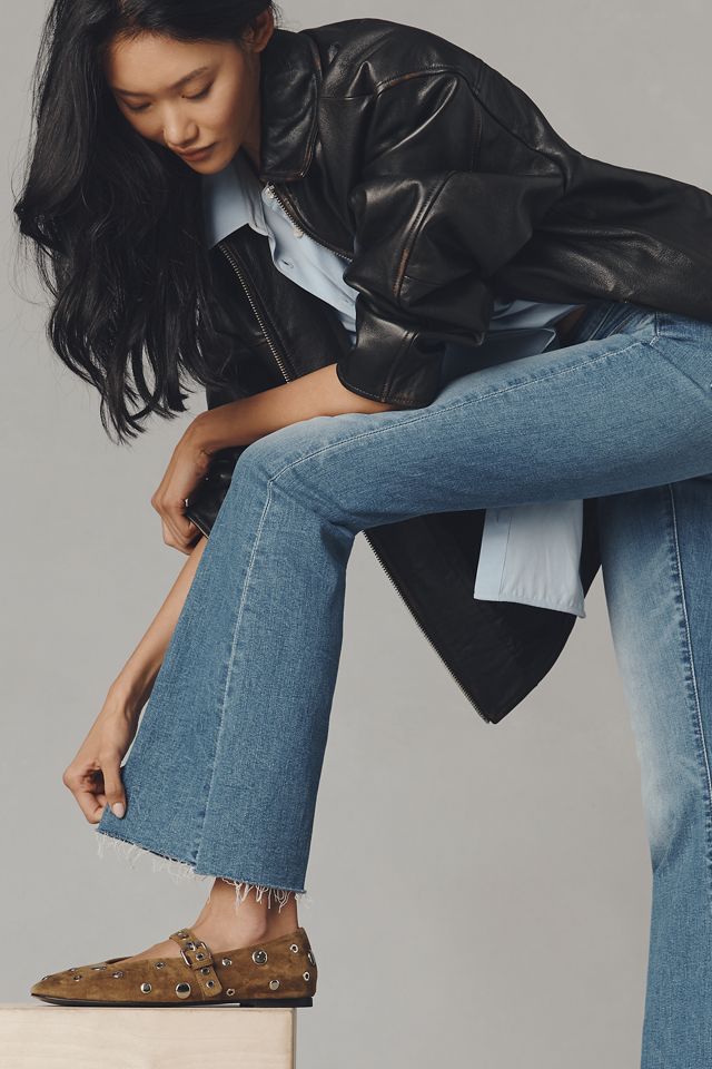 MOTHER Weekender Mid-Rise Flare Jeans #1