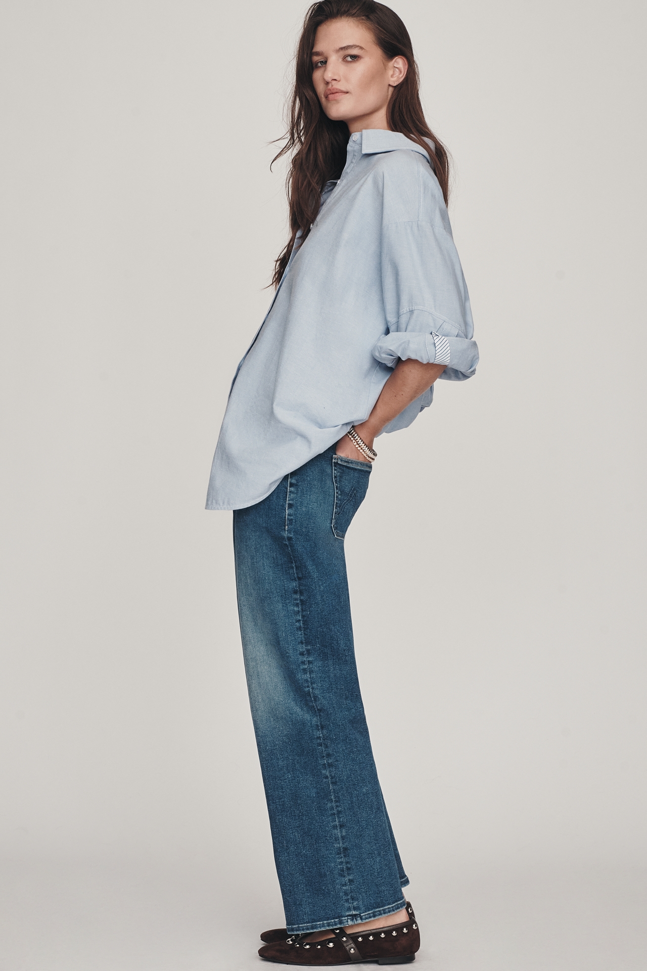 MOTHER The Maven Ankle Mid-Rise Straight-Leg Jeans