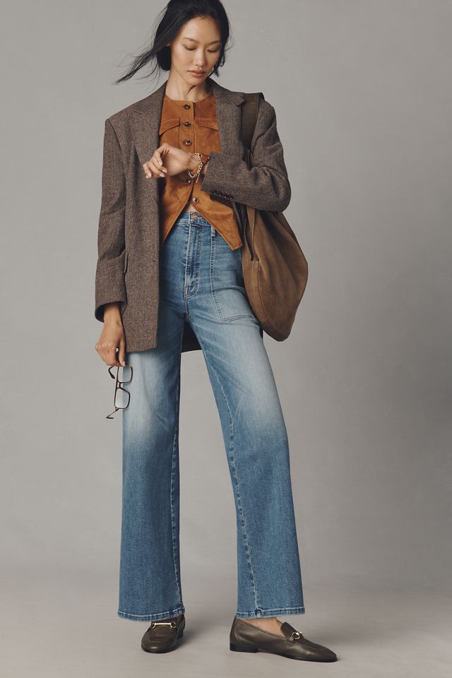 MOTHER Stitch-Up Maven High-Rise Straight Jeans #3