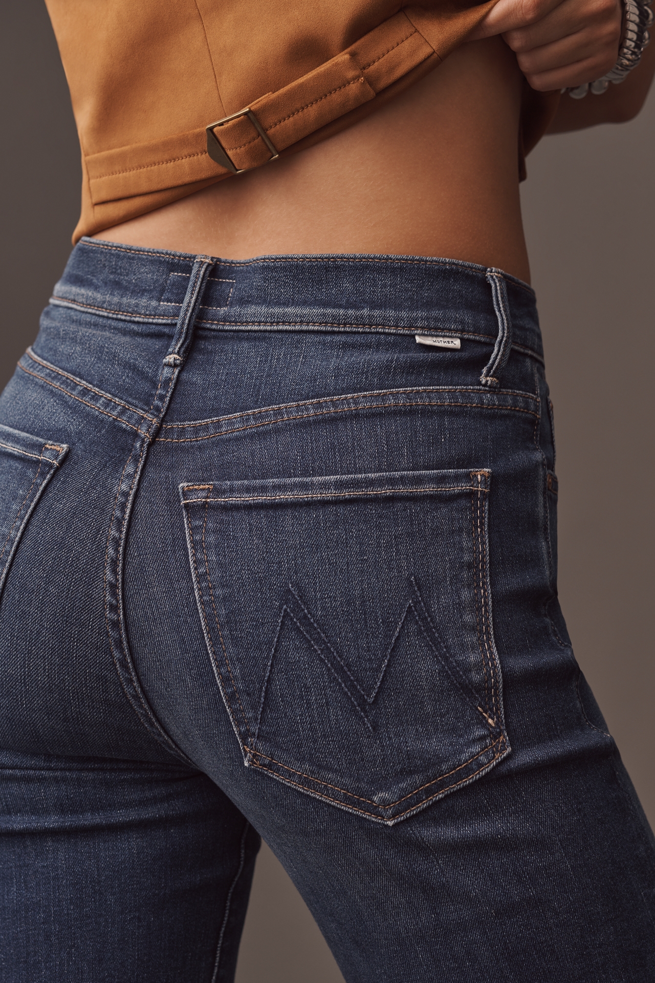 MOTHER The Kick It Mid-Rise Straight-Leg Jeans