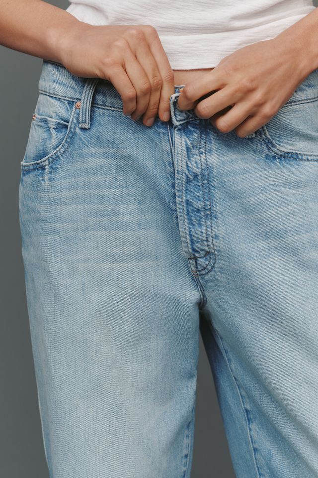 MOTHER Delinquent Mid-Rise Tapered Jeans