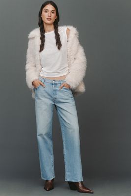 MOTHER Delinquent Mid-Rise Tapered Jeans