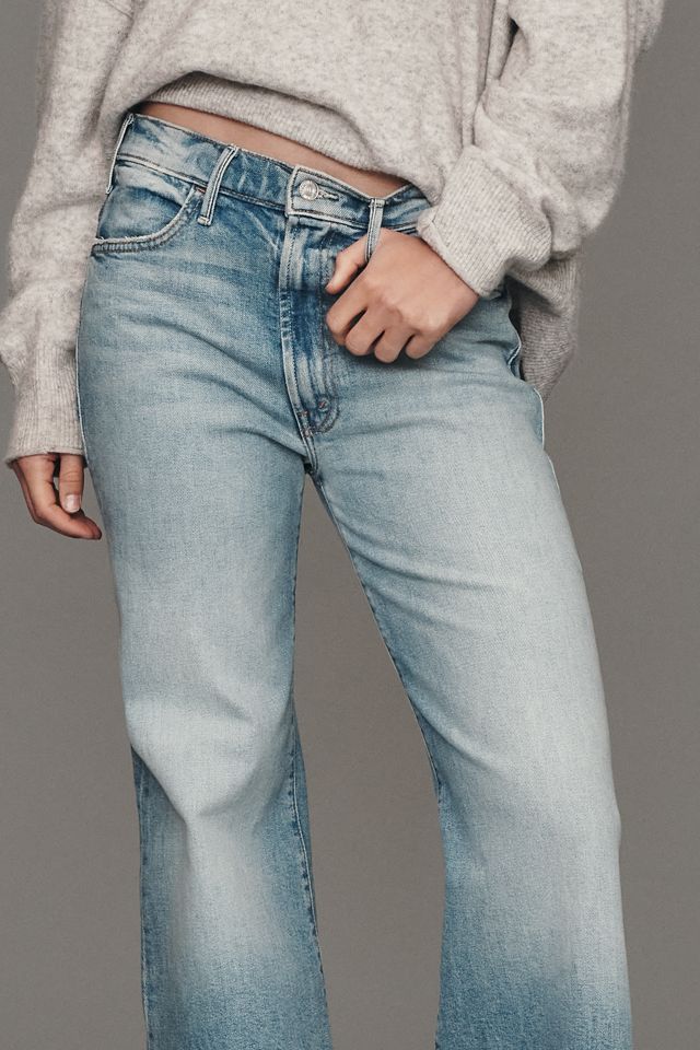 MOTHER The Hustler Roller Sneak High-Rise Wide-Leg Jeans #1