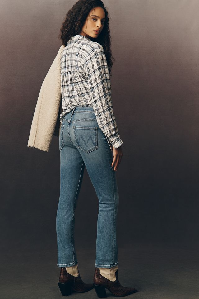 MOTHER The Insider Ankle High-Rise Bootcut Jeans #2