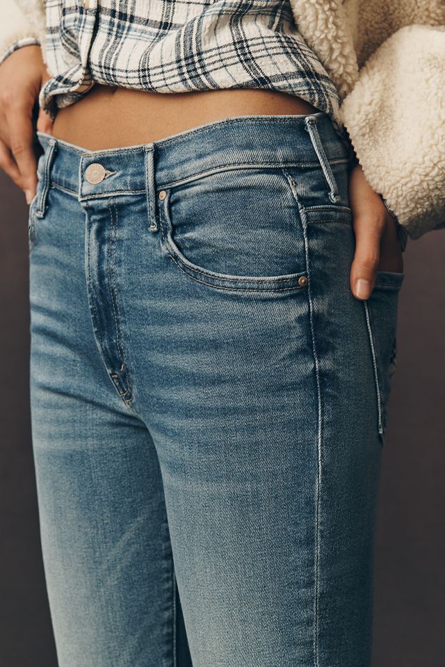 MOTHER The Insider Ankle High-Rise Bootcut Jeans #3