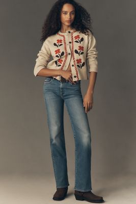 MOTHER The Kick It Mid-Rise Straight-Leg Jeans