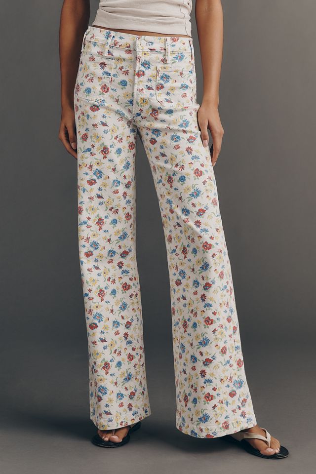 MOTHER The Hustler Roller Patch Pocket High-Rise Wide Leg Jeans #2