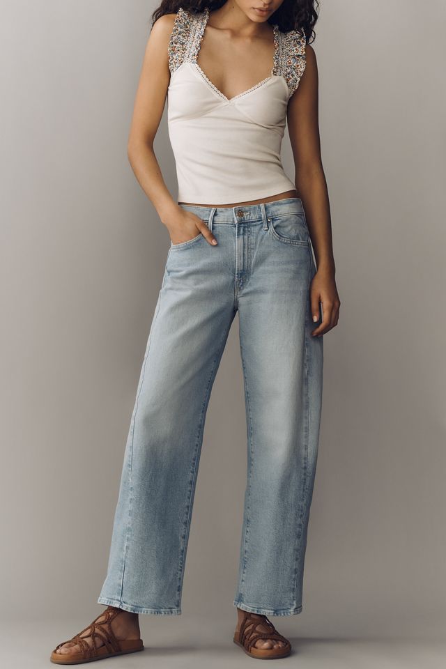 ミュージシャン hanapeco Layered Half Pants-Gray Beige L MOTHER The Half Pipe Hover Mid-Rise Tapered Jeans | Anthropologie
