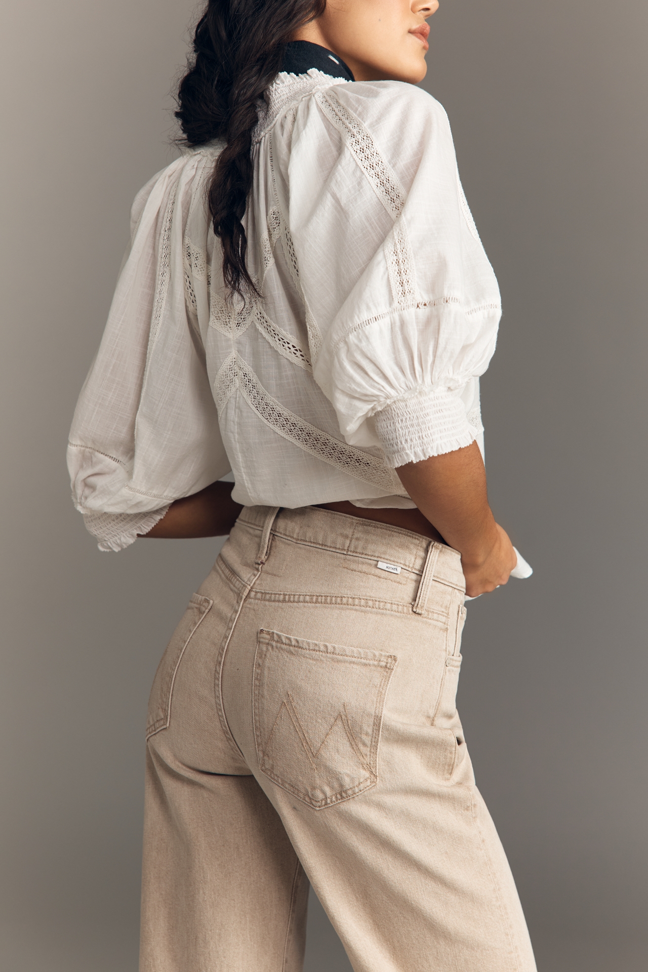 MOTHER The Dodger Sneak High-Rise Pants