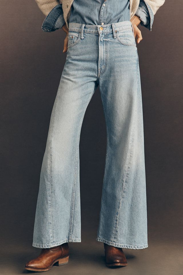 mum.wnw8 MOTHER Lemon Twist High-Rise Wide-Leg Skimp Jeans | Anthropologie