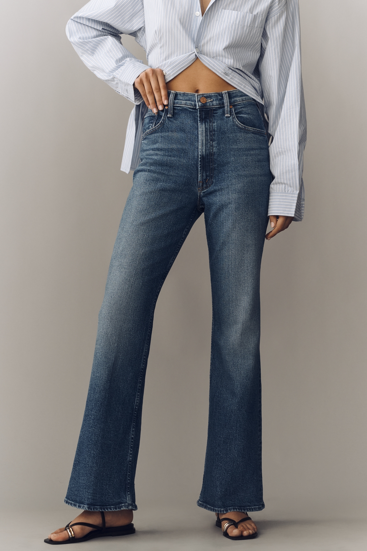 MOTHER Bookie Sneak High-Rise Bootleg Jeans