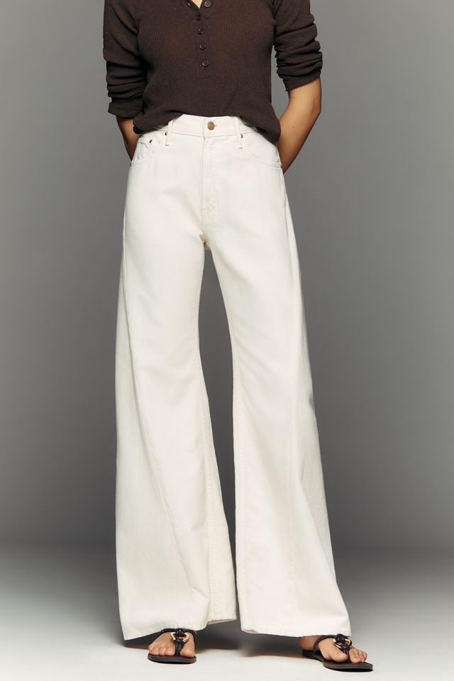 MOTHER Lemon Twist High-Rise Wide-Leg Jeans #1