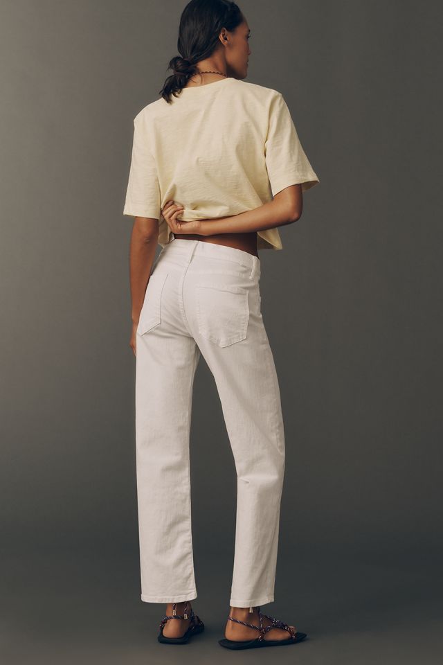 MOTHER Newbie Ankle Mid-Rise Relaxed Straight-Leg Jeans #4