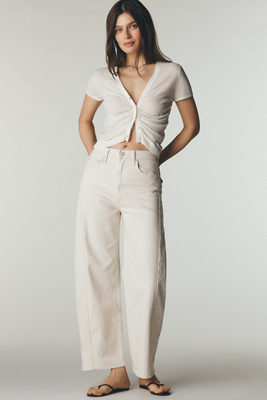 MOTHER Half-Pipe Ankle High-Rise Barrel Jeans