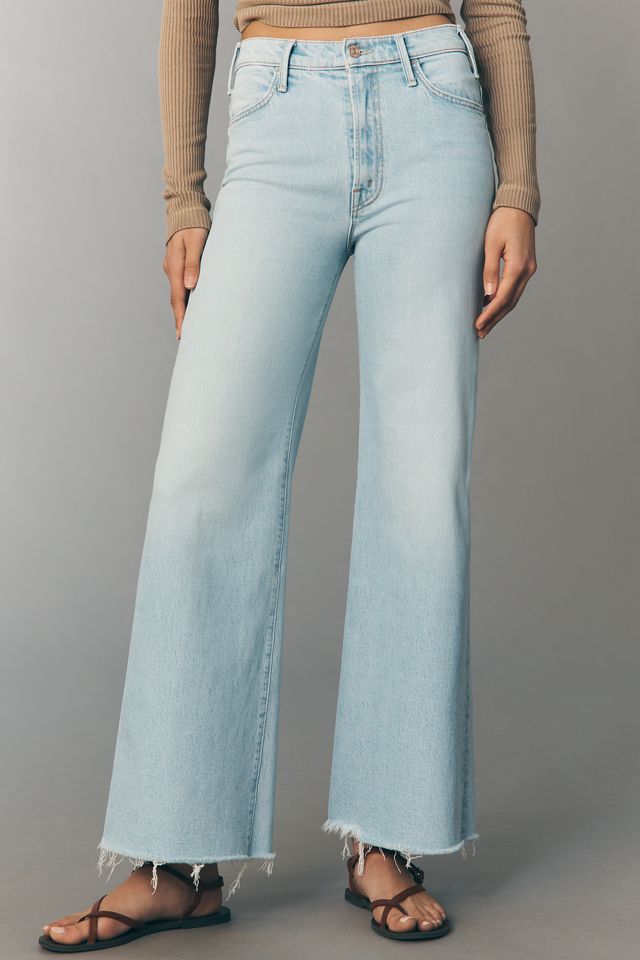 MOTHER Hustler Roller Skimp High-Rise Wide-Leg Jeans #1