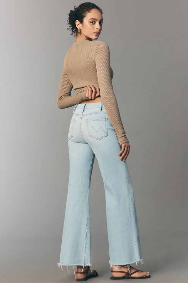 MOTHER Hustler Roller Skimp High-Rise Wide-Leg Jeans #2