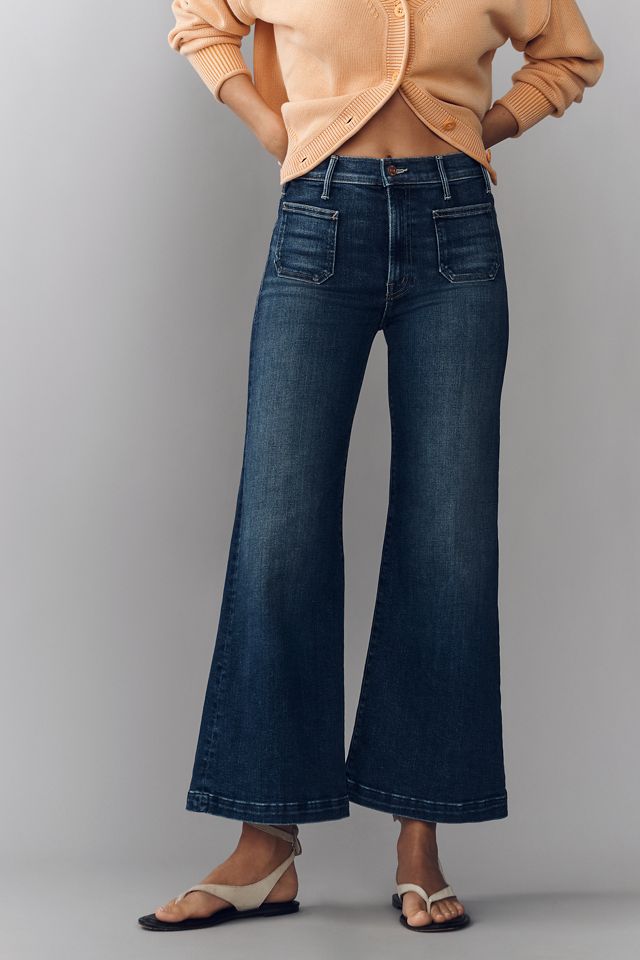 MOTHER The Hustler Petite Roller Sneak Jeans #1