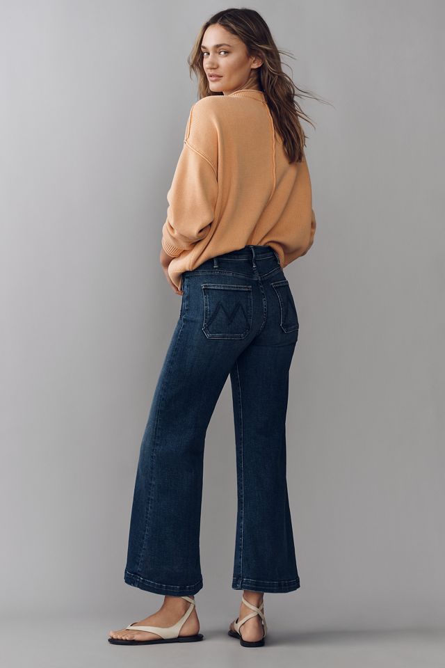 MOTHER The Hustler Petite Roller Sneak Jeans #4