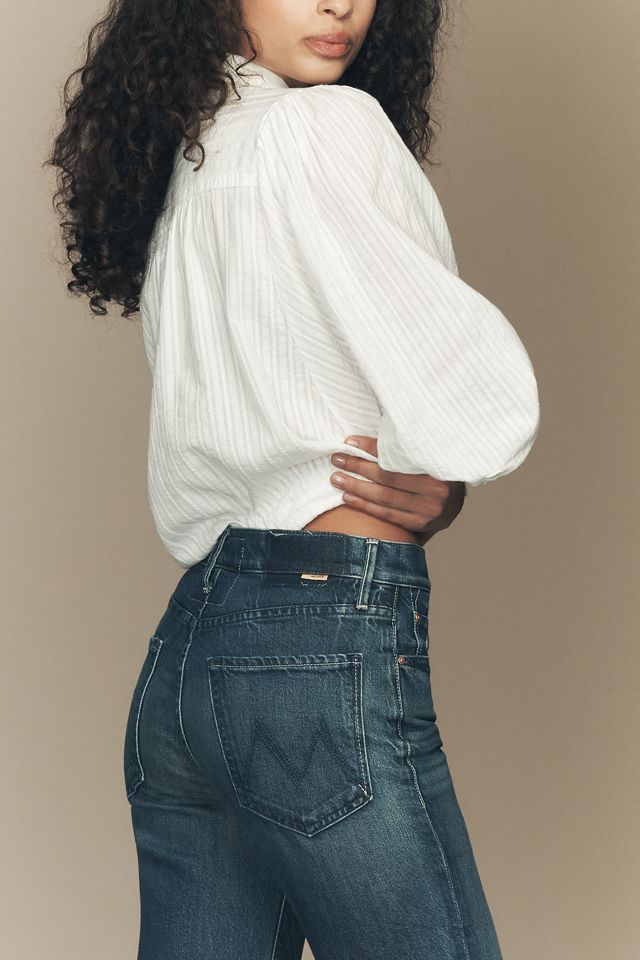 MOTHER Kick It High-Rise Straight-Leg Jeans #3