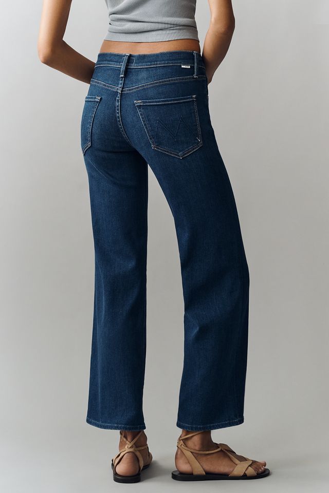 MOTHER The Mid-Rise Rambler Zip Flood Straight Jeans #3