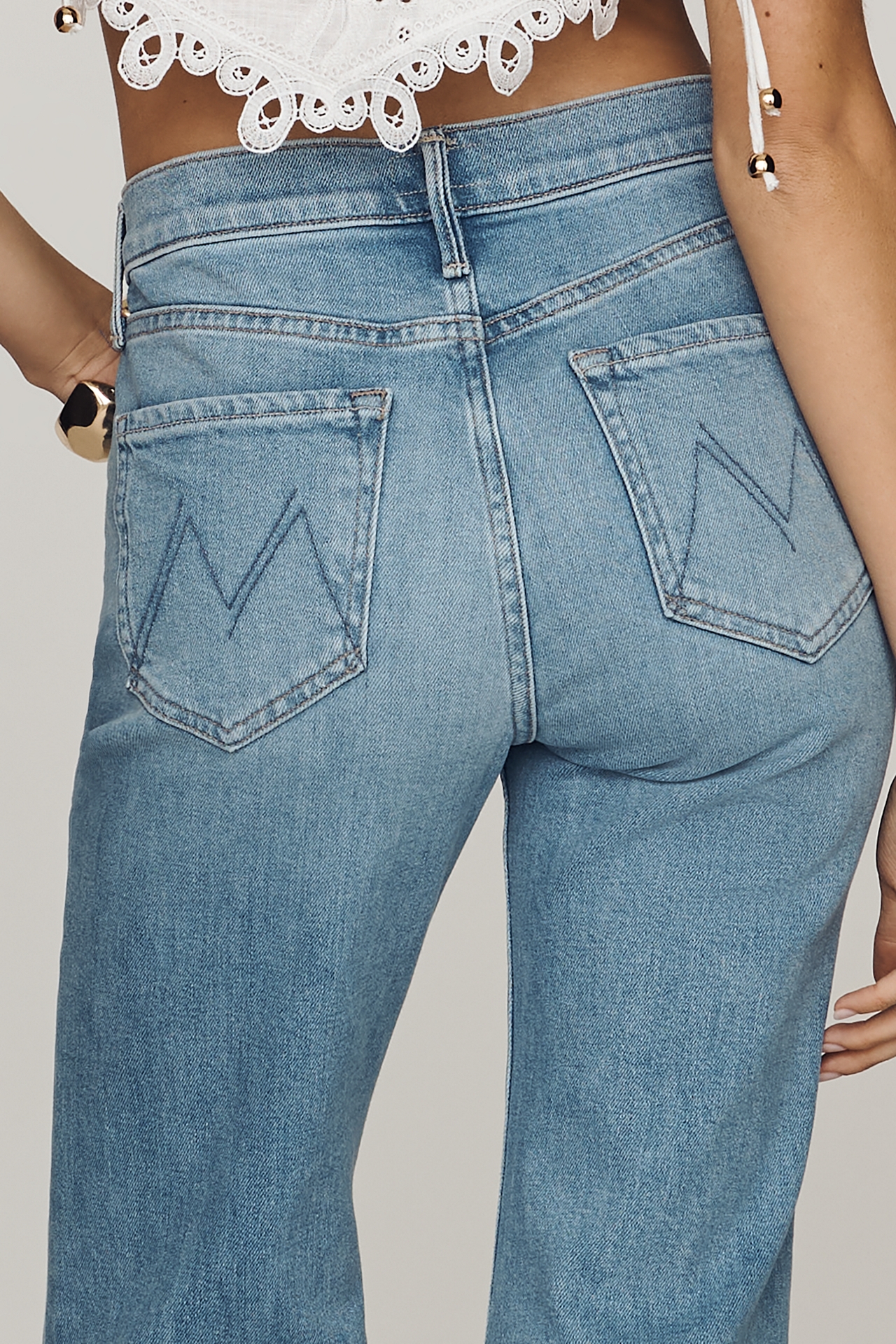 MOTHER Doozy Mid-Rise Flare Jeans