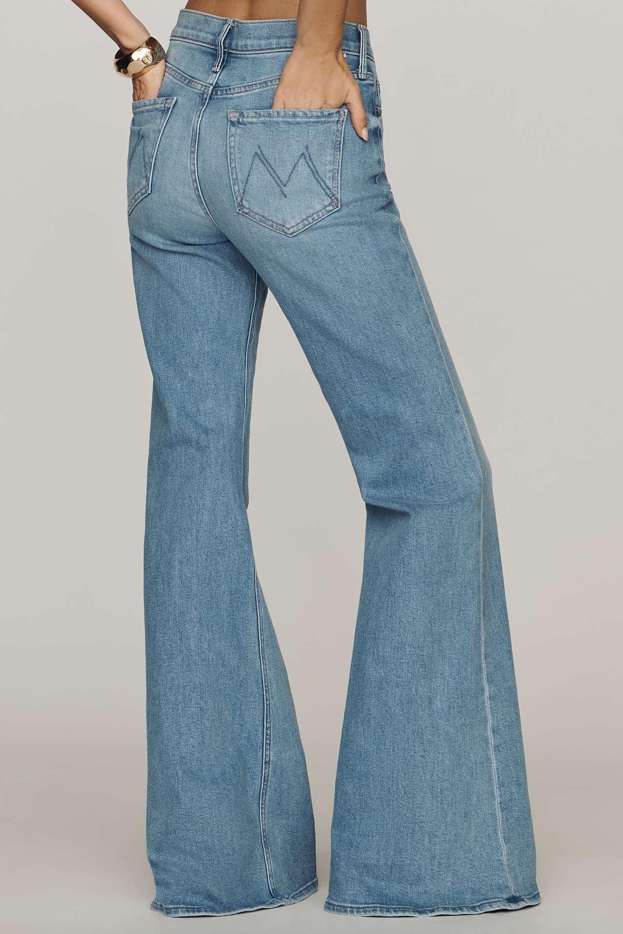 MOTHER Doozy Mid-Rise Flare Jeans