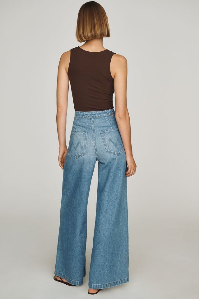 MOTHER Sugar Cone Sailor High-Rise Wide-Leg Jeans #3