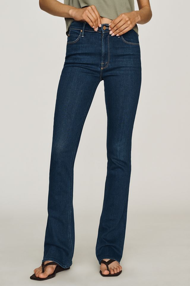 MOTHER Runaway Low-Rise Bootleg Jeans #1