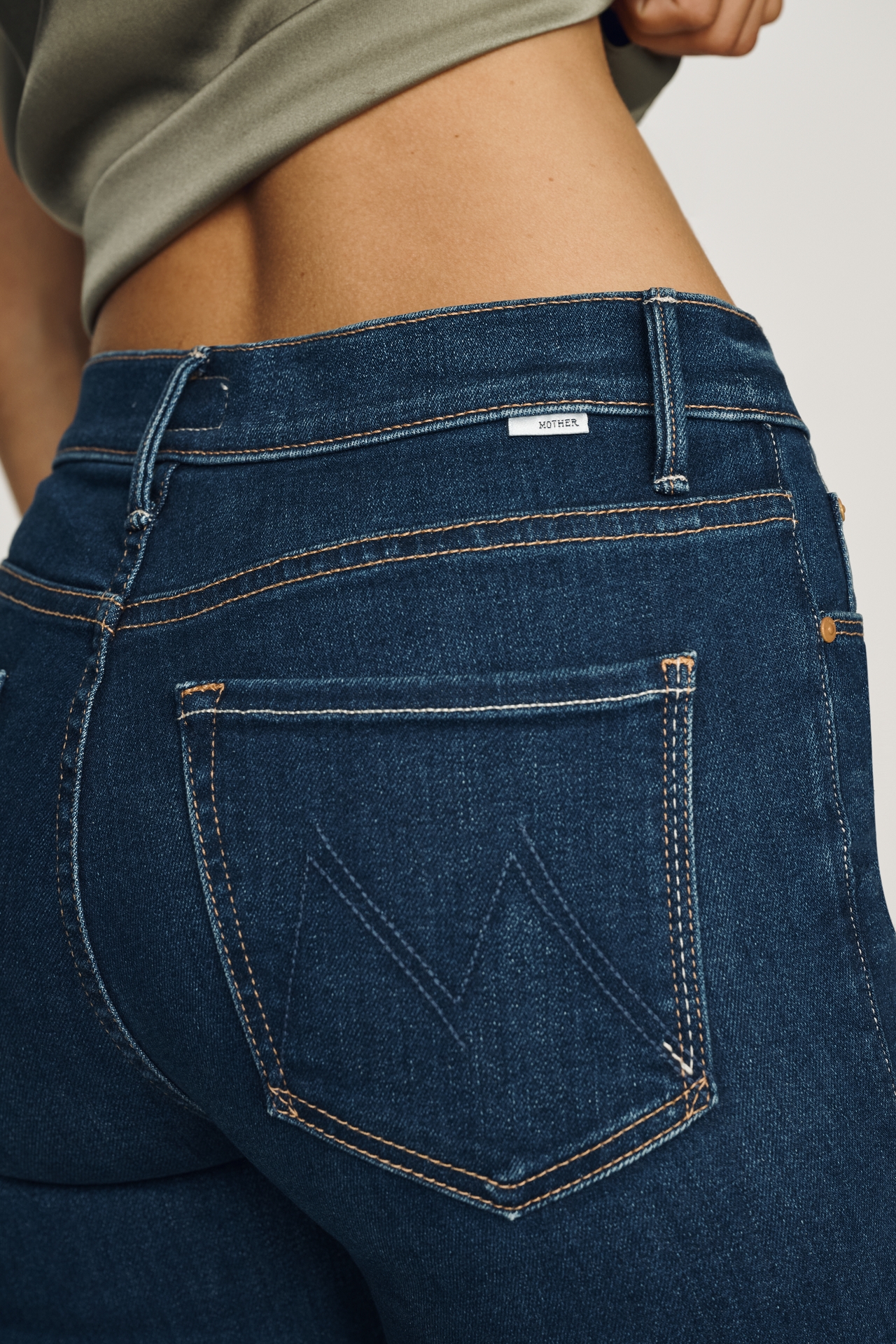 MOTHER Runaway Low-Rise Bootleg Jeans