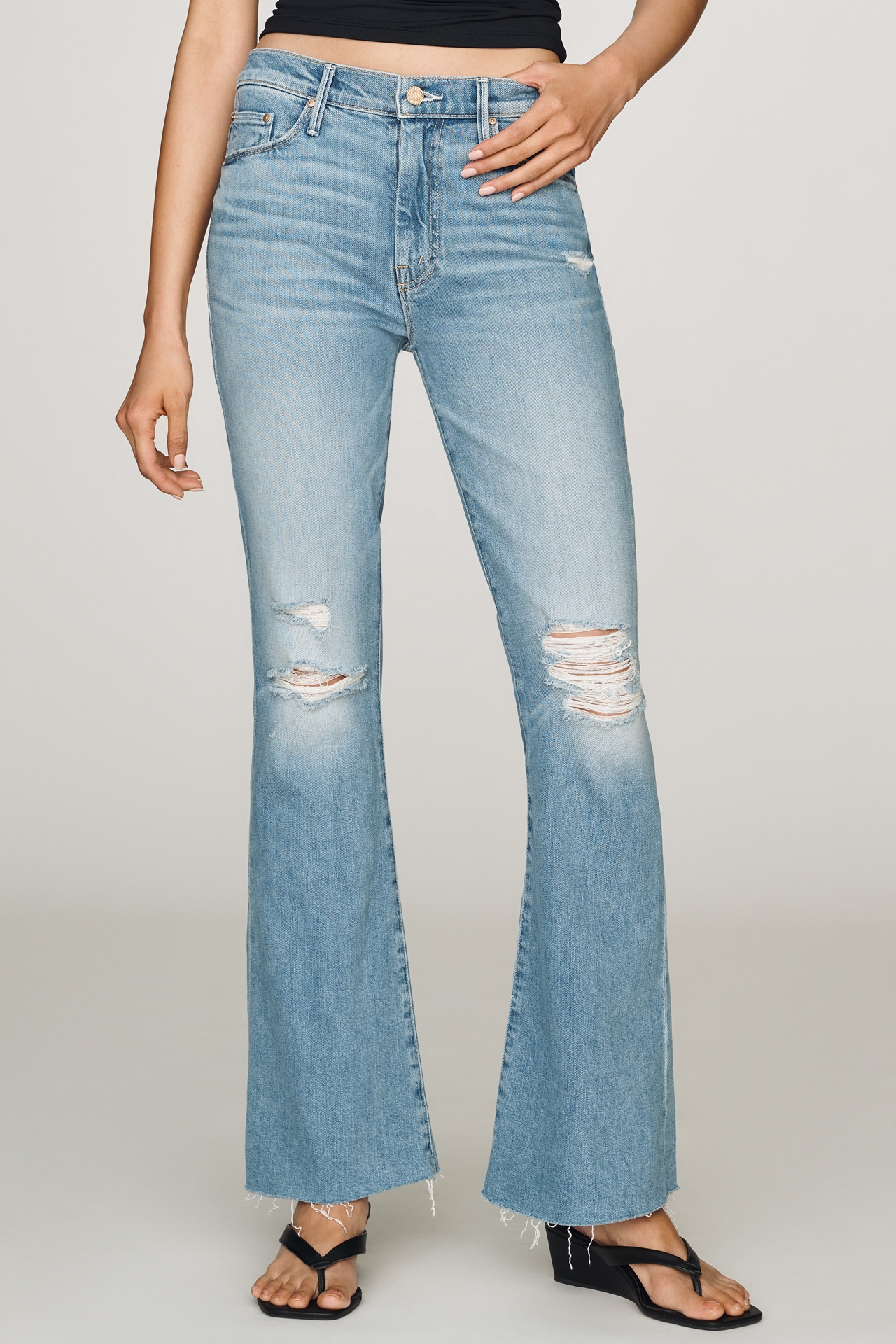 MOTHER Weekender High-Rise Bootcut Jeans