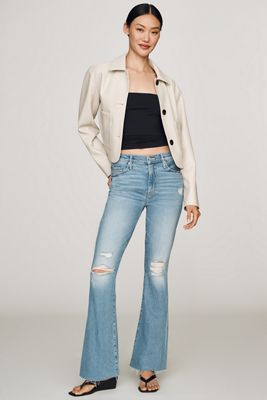MOTHER Weekender Mid-Rise Bootcut Jeans