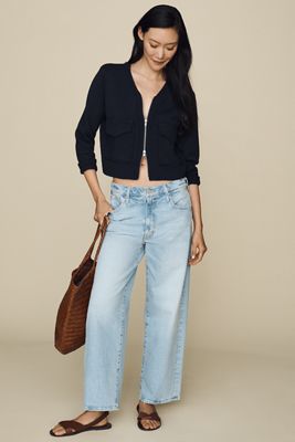 MOTHER Dodger Mid-Rise Relaxed Ankle Jeans