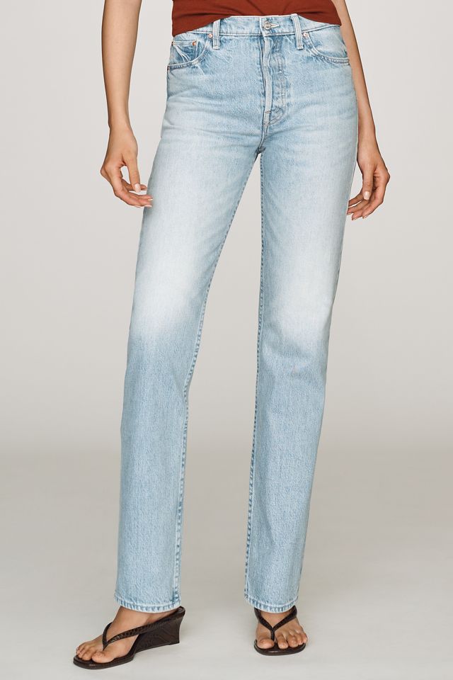 MOTHER Tomcat Skimp High-Rise Straight-Leg Jeans #1