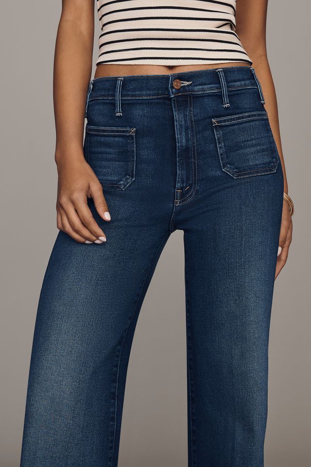 MOTHER Hustler Roller High-Rise Wide-Leg Jeans #3