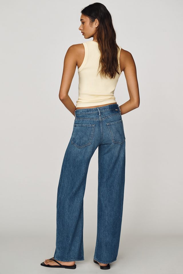 MOTHER Lasso Sneak Mid-Rise Wide-Leg Jeans #2