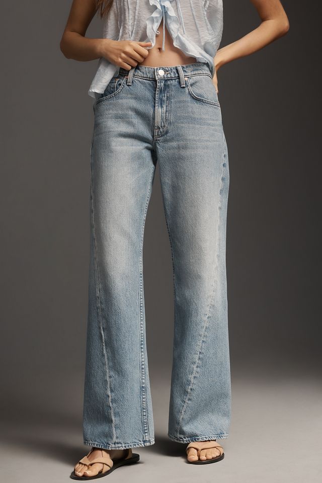 Mother Bookie Twist High-Rise Flare Jeans | Anthropologie