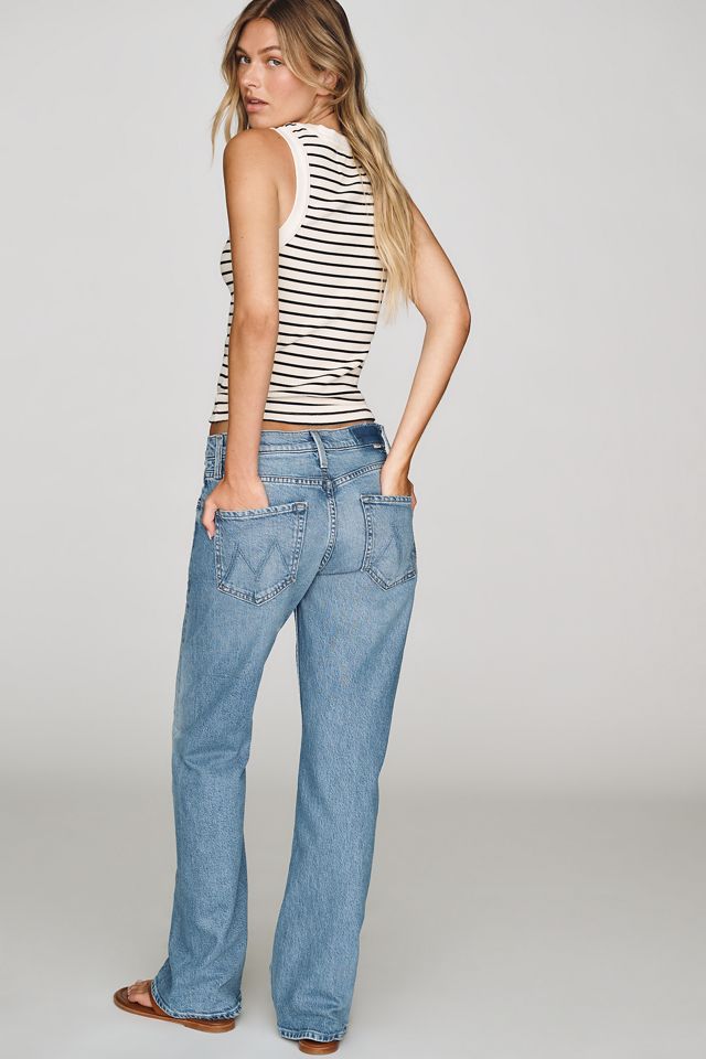 MOTHER Bookie Twist Skimp Mid-Rise Flared Jeans #4