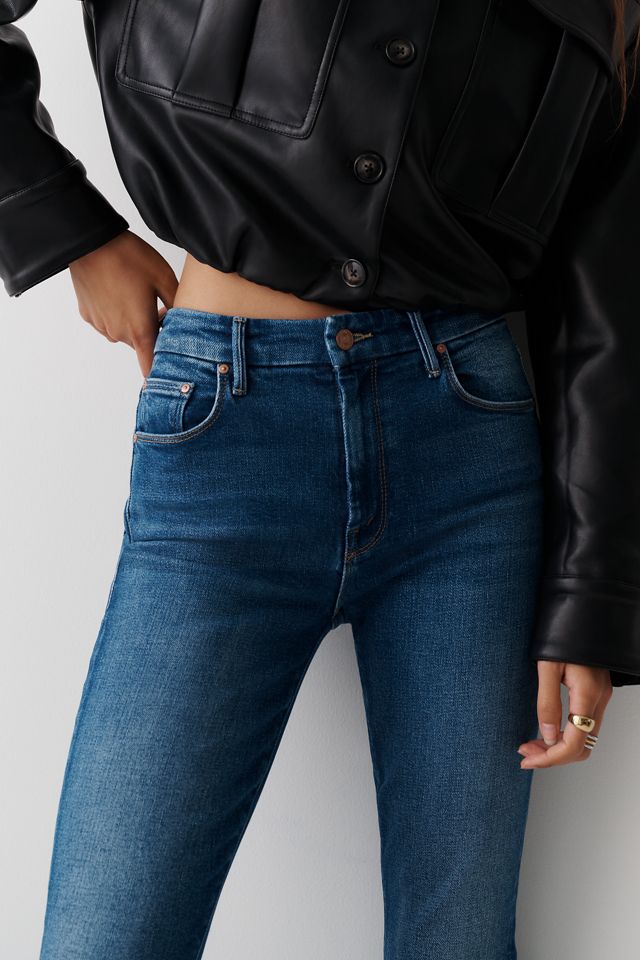 MOTHER Looker Mid-Rise Skinny Straight-Leg Jeans #1