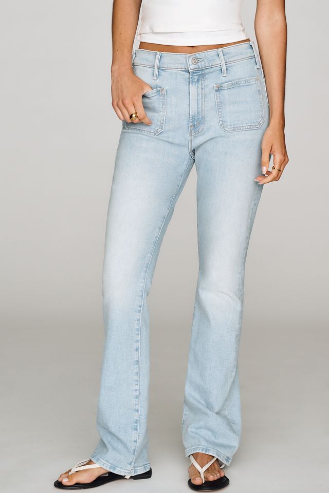 MOTHER Insider Patch Pocket Mid-Rise Bootcut Jeans #1