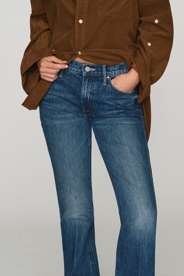MOTHER Outsider Sneak Mid-Rise Straight-Leg Jeans #3