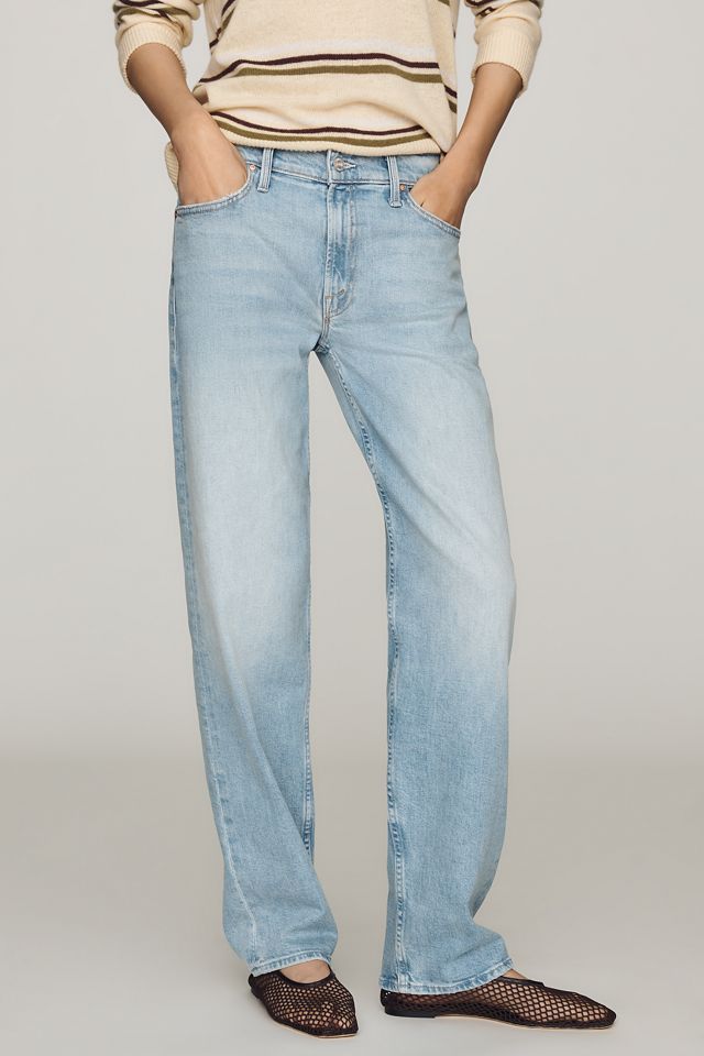 MOTHER The Newbie Skimp Mid-Rise Relaxed Straight Jeans #1
