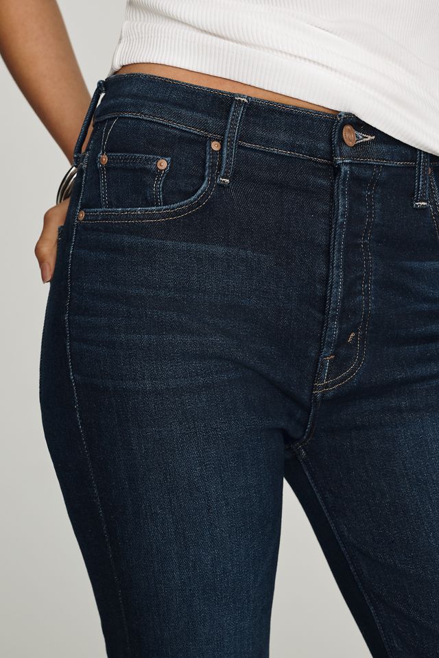 MOTHER Tripper Flood High-Rise Straight-Leg Jeans #1