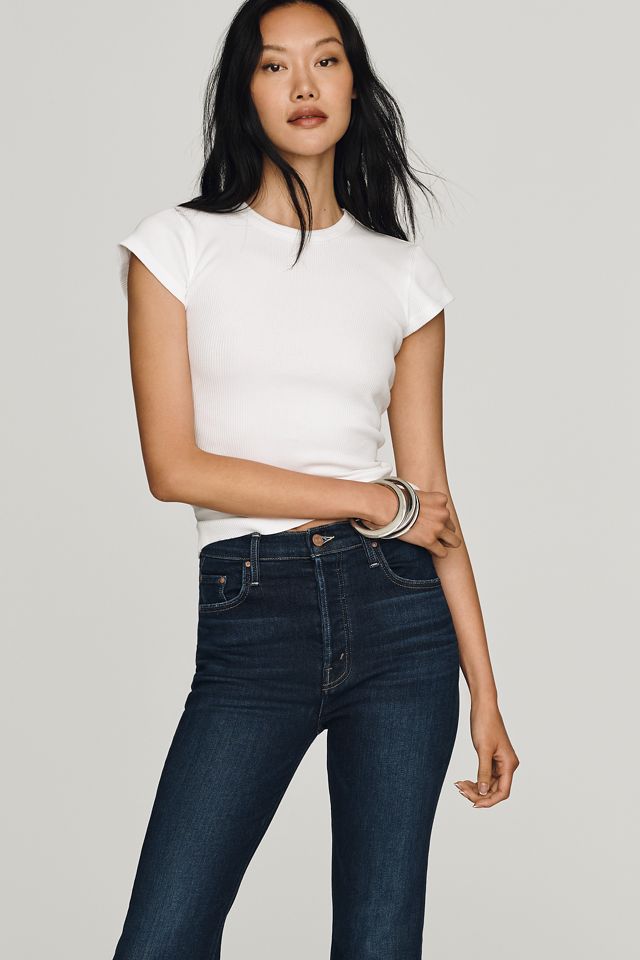 MOTHER Tripper Flood High-Rise Straight-Leg Jeans #2