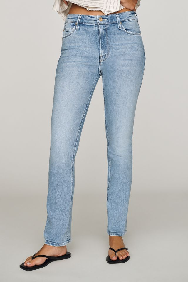 MOTHER Dazzler Hover Mid-Rise Straight-Leg Jeans #1