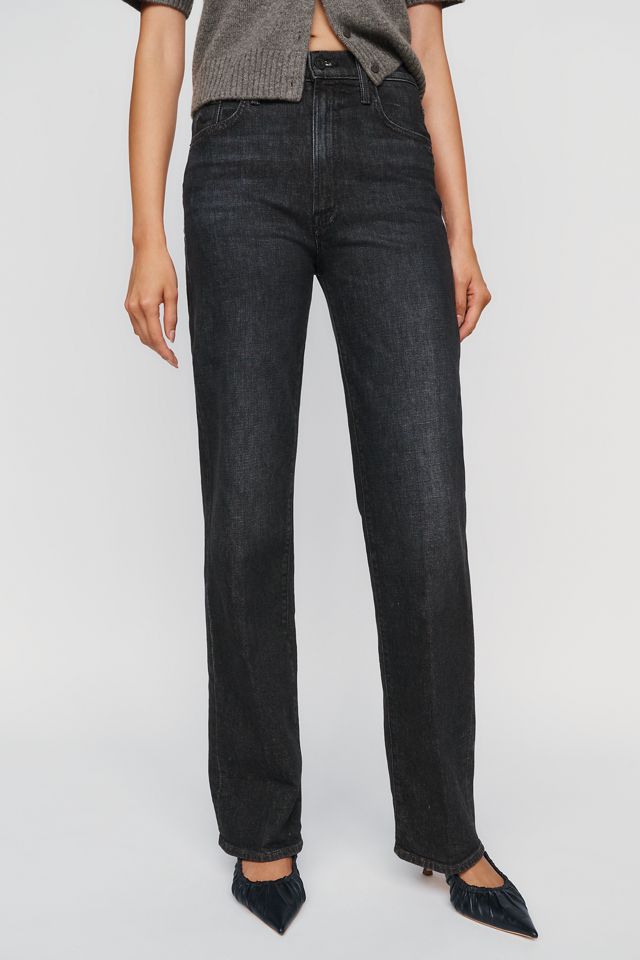 MOTHER The Rambler Zip Sneak High-Rise Straight Jeans #2