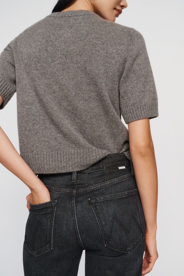 MOTHER The Rambler Zip Sneak High-Rise Straight Jeans #3