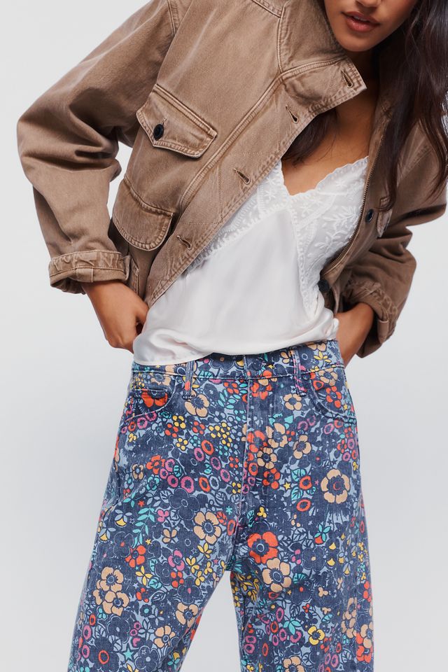 MOTHER The Half-Pipe Flood High-Rise Barrel Jeans #1