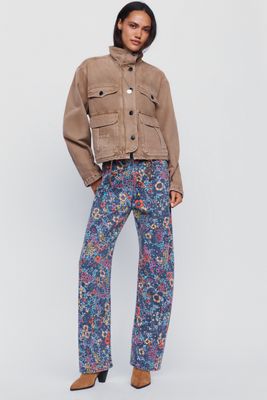 MOTHER The Half-Pipe Flood High-Rise Barrel Jeans